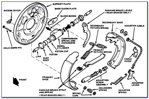 2004 Jeep Wrangler Drum Brake Diagram