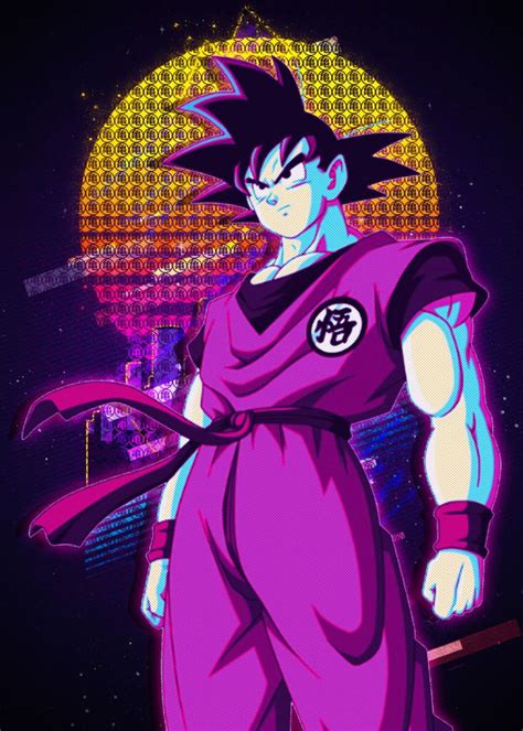 Goku Dragonball Poster By Introv Art Displate Anime Dragon Ball Dragon Ball Art Anime