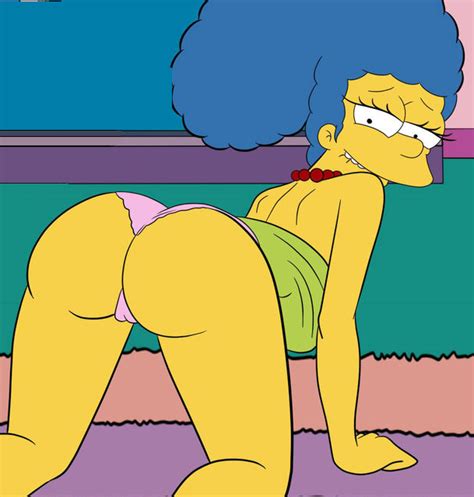 rule 34 blue hair croc artist marge simpson solo tagme the simpsons 2182984