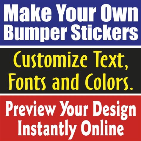 custom bumper stickers design your own online today photos
