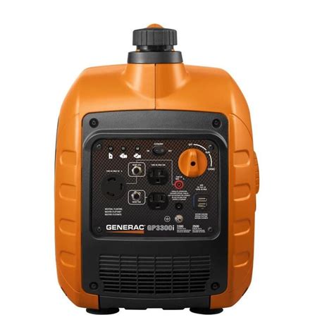 Generac Gp3300i 3300 Watt Gasoline Portable Inverter Generator In The