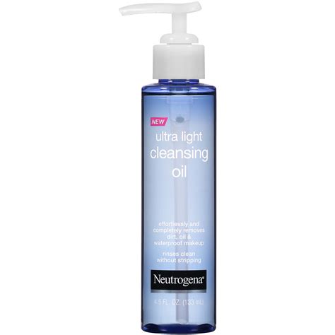 Neutrogena Ultra Light Face Cleansing Oil And Makeup Remover 45 Fl Oz