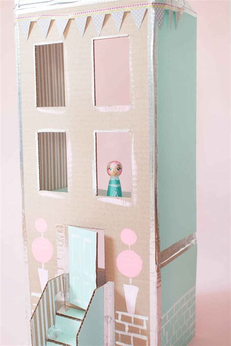 Cardboard Dollhouse Lay Baby Lay Cardboard Dollhouse Diy Cardboard
