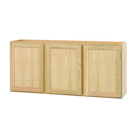 We r mfg contact for styles $31.15/sqft. 36x30x12 in. Wall Cabinet in Unfinished Oak-W3630OHD - The Home Depot