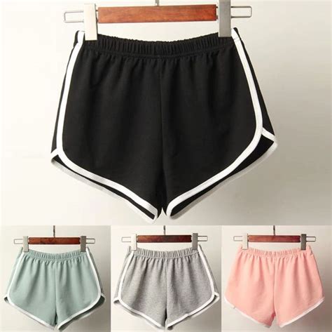 Elastic Waist Casual Beach Style Womens Summer Shorts 4colordress In