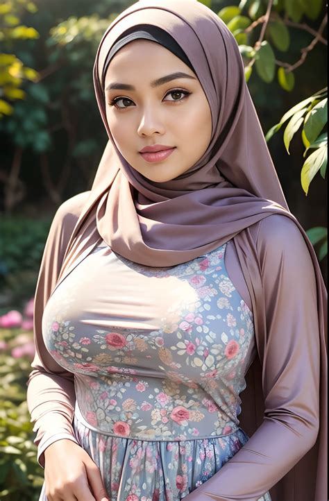Raw Best Quality High Resolution Masterpiece 13 Beautiful Malay Woman In Hijab Seaart Ai