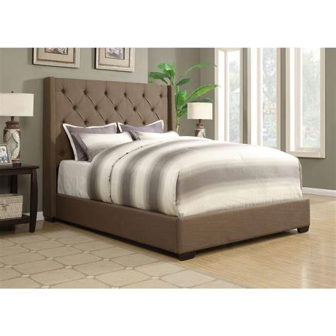 Pulaski Furniture Shelter Taupe Queen Upholstered Bed Ds 1927 250 373
