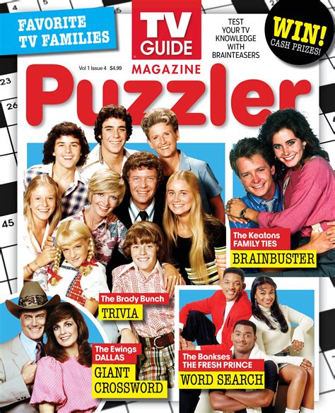 Puzzler Tv Families Vol 1 Issue 4 Tv Guide Puzzler Tv Themed