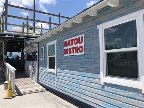 Bayou Bistro Tarpon Springs Fl 34689 Menu Hours Reviews And Contact