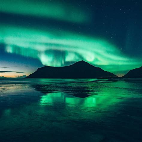 My First Ever Northern Lights Photo Lofoten Norway Oc 1080x1080