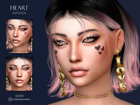 The Sims Resource Heart Tattoos N22