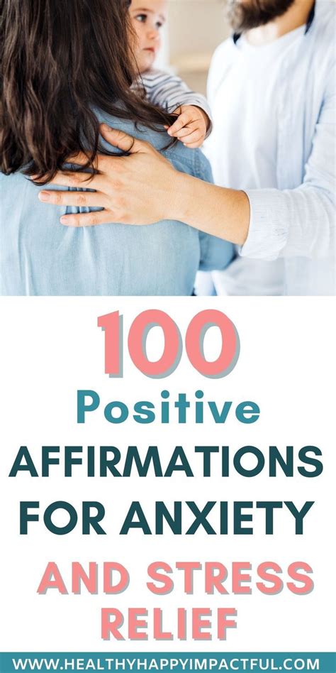 100 Positive Affirmations For Anxiety And Stress Relief Artofit