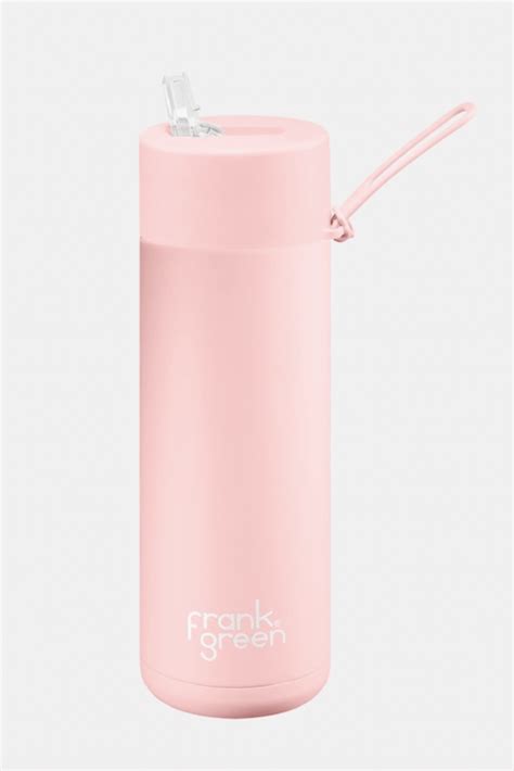 Frank Green Ceramic Reusable Bottle Straw 20oz595ml Blushed Pink Pretty Rad Store