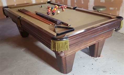 Input On A Used Brunswick Heritage Pool Table