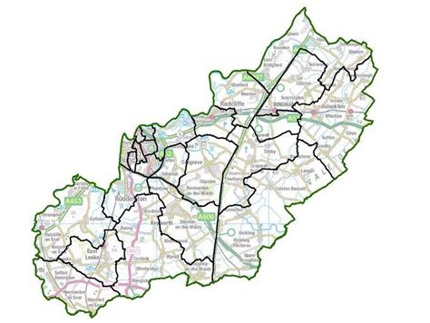 New Political Map For Rushcliffe Borough Council As Boundary Changes