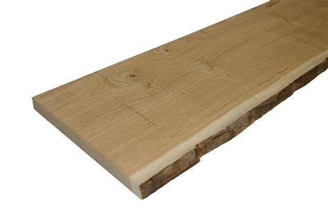 Oak Waney Edge Furniture Board (L)1800mm (W)300mm (T)25mm | Departments ...