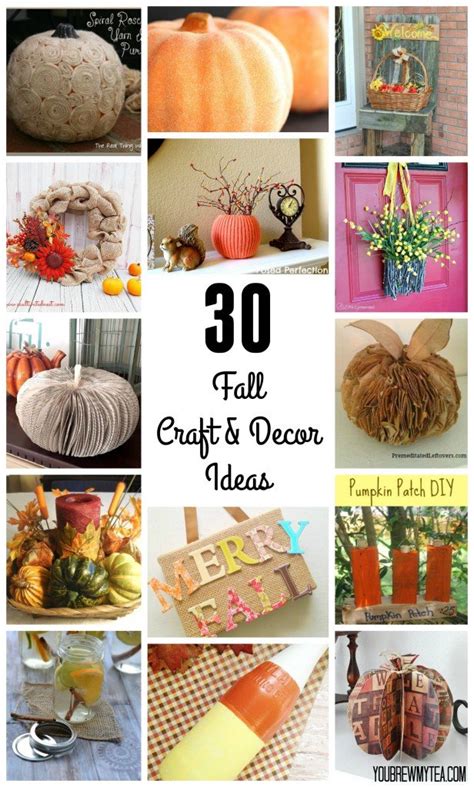 30 Fall Craft And Decor Ideas You Brew My Tea