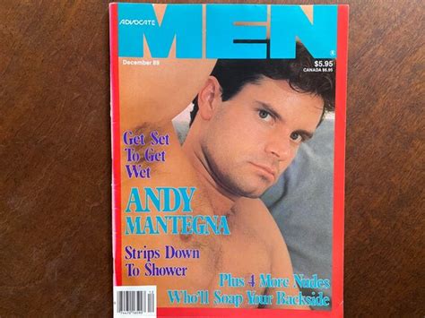 Advocate Men December Mature Adult Gay Magazine Etsy
