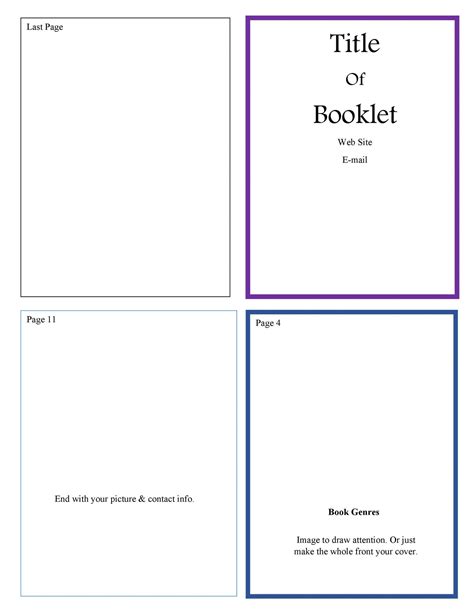 Book Template For Word ~ Addictionary