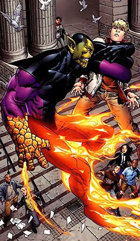 Super Skrull Marvel Comics Fantastic Four Enemy Character Profile