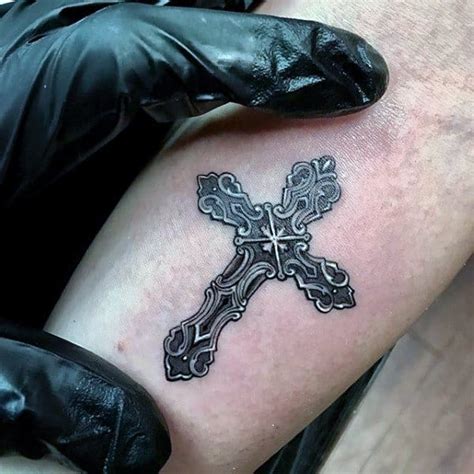40 Small Religious Tattoos For Men Spiritual Design Ideas