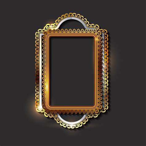 Decorative Vintage Golden Frames And Borders 544836 Vector Art At Vecteezy