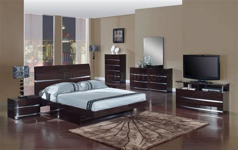 These white furniture offerings look. Aurora Bedroom Set in Wenge Finish by Global Furniture