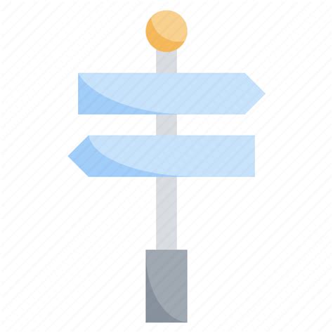 Directional Sign Guidepost Street Road Signaling Icon Download