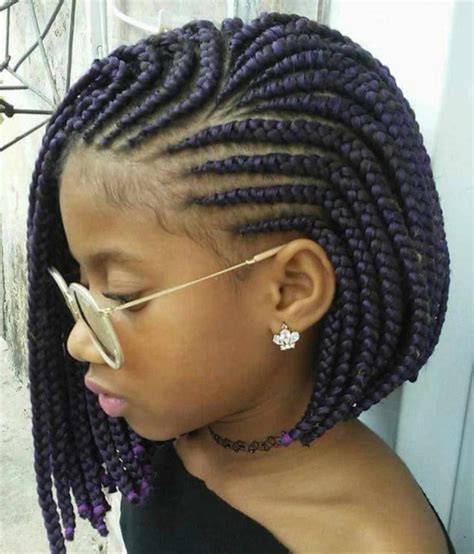 Black girls and black women can opt the pixie hairstyle to look trendy this year. Tresses Enfants | Coiffures africaines tressées pour ...