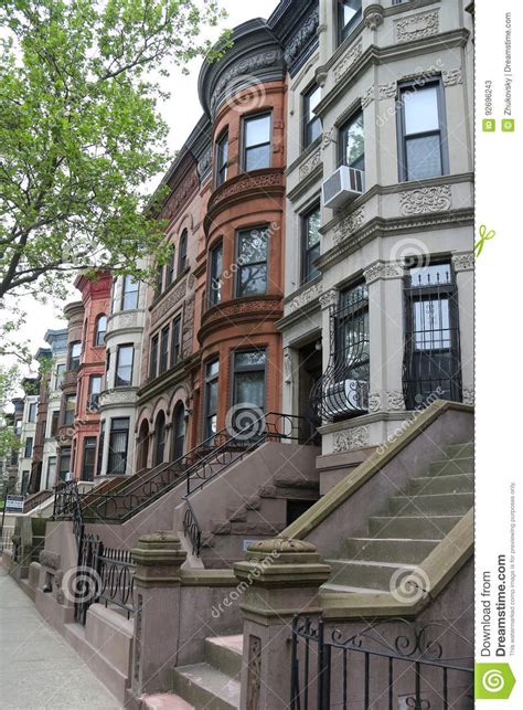 New York City Brownstones At Historic Prospect Heights Neighborhood