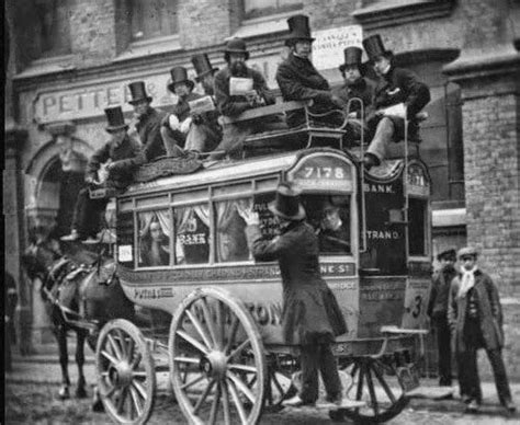 A London Omnibus 1860s Old Photos London History Historical Photos