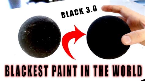 Testing Out The New Blackest Paint In The World Black 30 Youtube