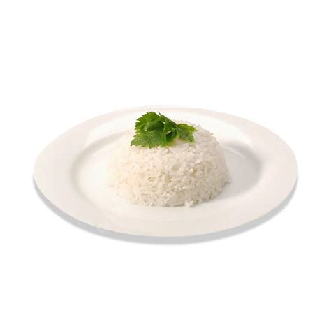 White Plate Rice Rice Plate Food Png Transparent Clipart Image And