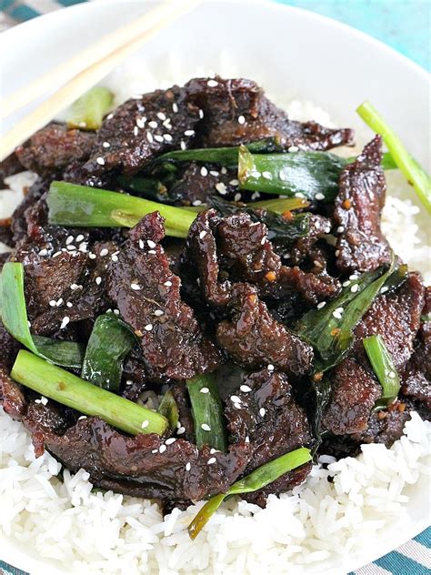Pf Changs Mongolian Beef Recipe Copycat Sweet And Savory Meals