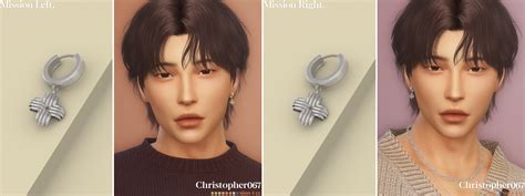 Mission Earrings Male Create A Sim The Sims 4 Curseforge