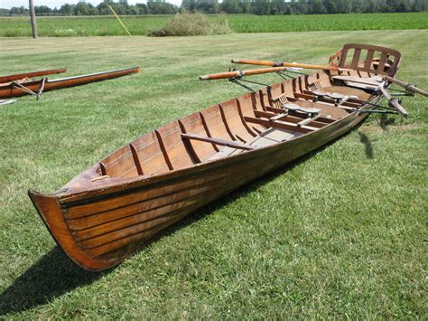Albrecht Auctions Antique 28 Two Man Rowing Boat With Articulated