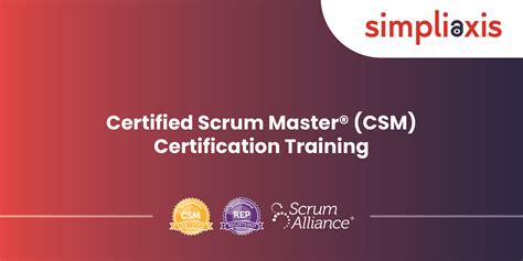 Csm Certification Training Certified Scrum Master Course