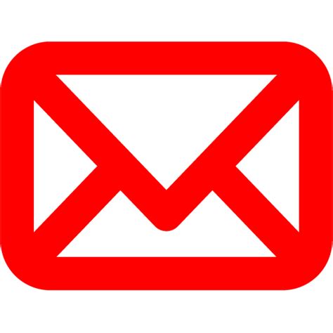 Red Email Png