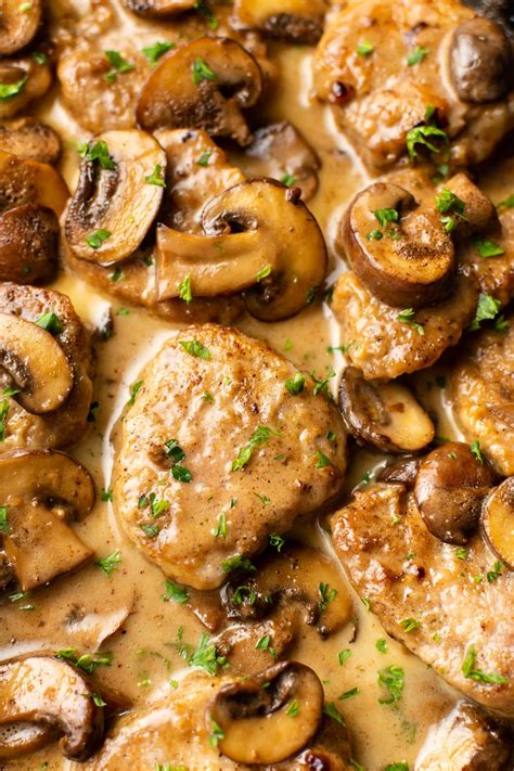 Creamy Pork Marsala With Mushrooms Pork Fillet Recipes Pork