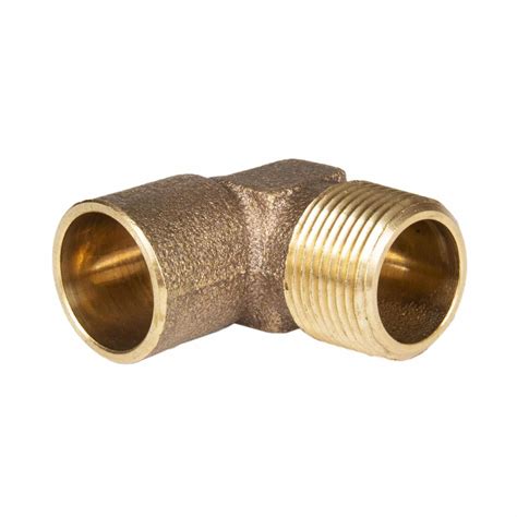 34 Inch Copper 90 Degree Threaded Street Elbow Landscape Products Inc