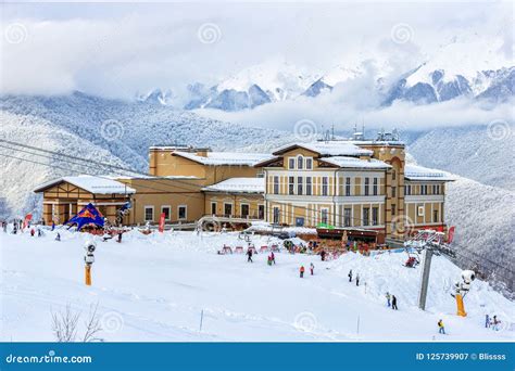 Solis Sochi Hotel At Gorky Gorod Mountain Ski Resort At Winter