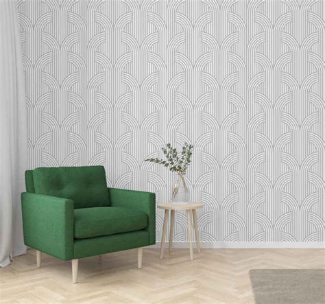 Modern Minimalist Grey Wallpaper Tenstickers