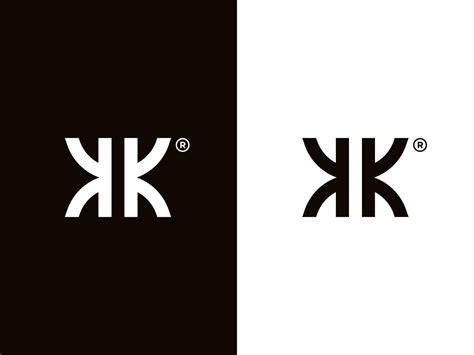 Kk Letter Logo Logo Design Typography Monogram Logo Design Letter Logo