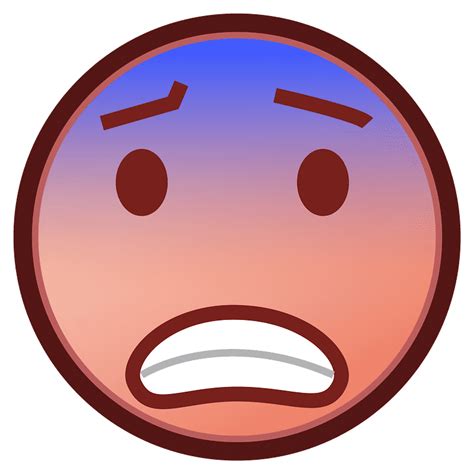 Fearful Face Emoji Vector Png Similar Png Images And Vrogue Co