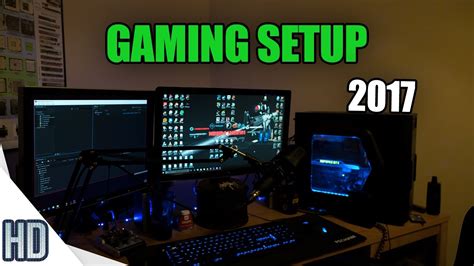 2017 gaming setup update youtube