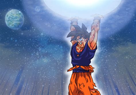 Goku Genkidama Remake By Naruttebayo67 On Deviantart