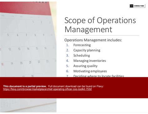 Chief Operating Officer Coo Toolkit 390 Slide Powerpoint