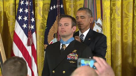 Navy Seal Receives Medal Of Honor For Rescue Of American Hostage In