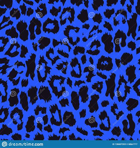 Seamless Leopard Print Vector Pattern Texture