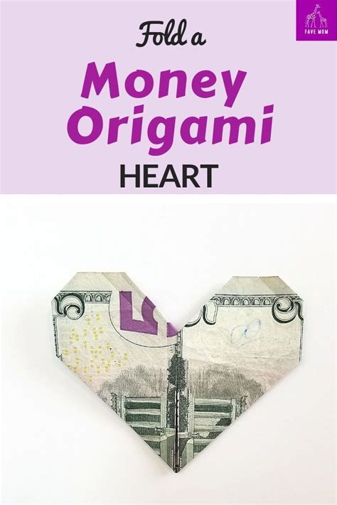 Fast Dollar Bill Origami Heart Fave Mom Dollar Bill Origami Easy